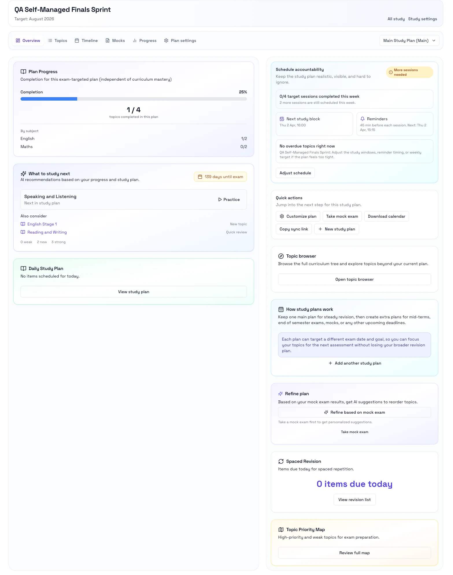 Screenshot for Use your dashboard